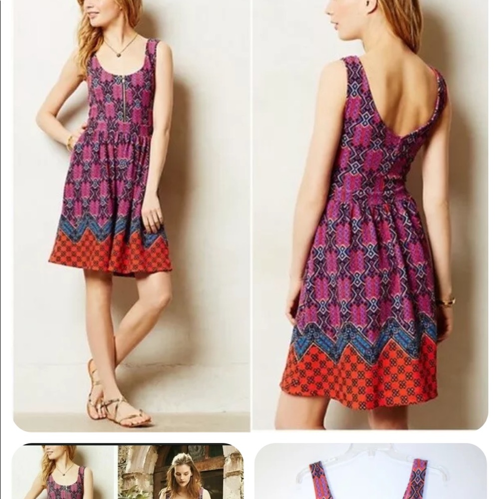 Maeve zipper dress